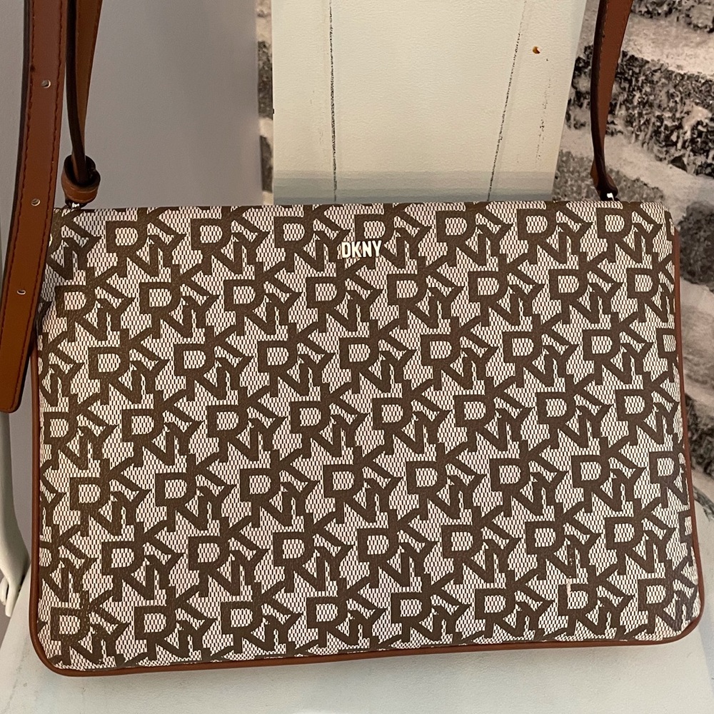 DKNY brown crossbody
